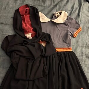 Taylor Joelle Harry Potter Gryffindor dress and cape with hood, size 8